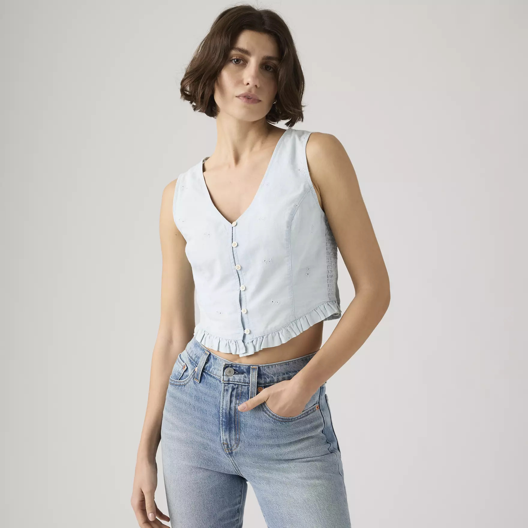Women's Teagan Sleeveless Blouse — gallery image
